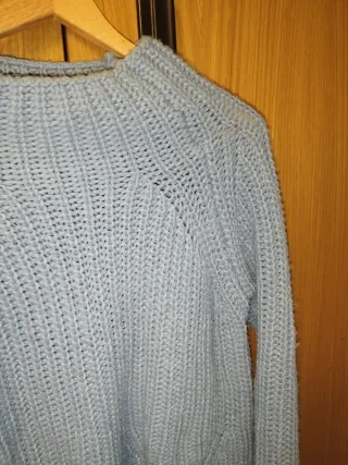 Jersey azul celeste Made in Italia Acrillico 75%