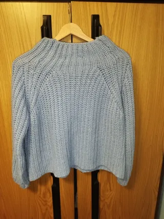 Jersey azul celeste Made in Italia Acrillico 75%