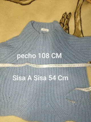 Jersey azul celeste Made in Italia Acrillico 75%