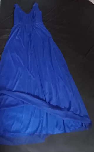 Vestido largo azul Yedra talla 42