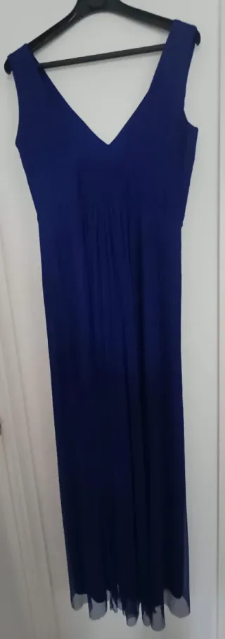 Vestido largo azul Yedra talla 42