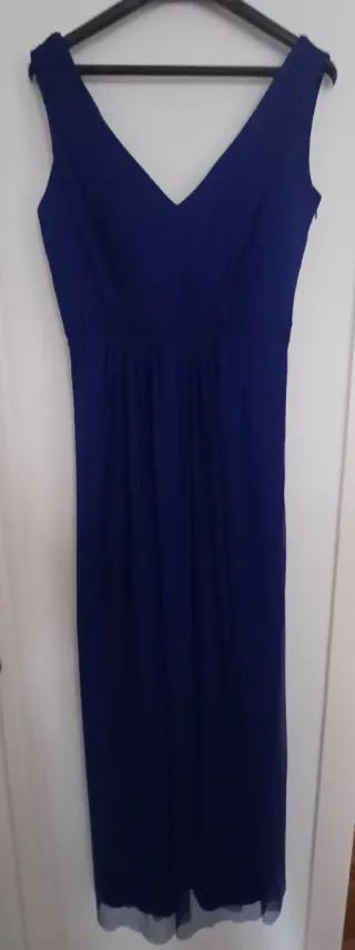 Vestido largo azul Yedra talla 42
