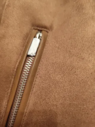 Cazadora Biker Stradivarius Marrón