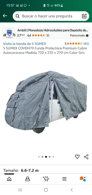 Funda Autocaravana Integral 7m Multicapa