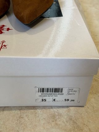 Stivali marroni con tacco