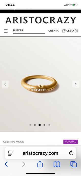 Anillo Luna Aristocrazy Dorado