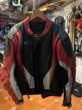 Mono de moto de piel 2 piezas, incluye pantalón