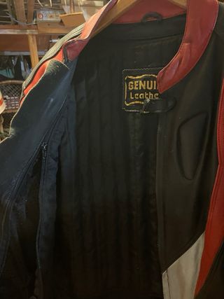 Mono de moto de piel 2 piezas, incluye pantalón