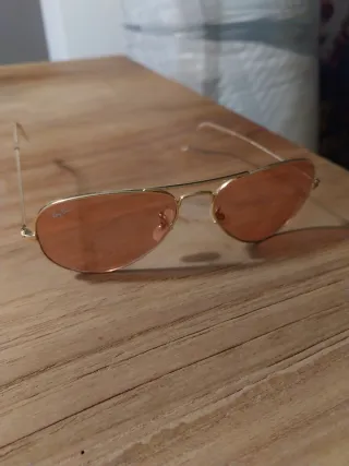 Gafas Ray-Ban Aviator Rosas Doradas