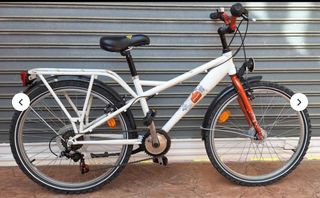 Bicicleta de paseo blanca