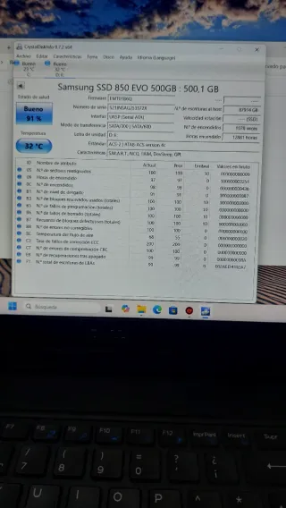 Disco SSD Samsung 500GB 850 EVO