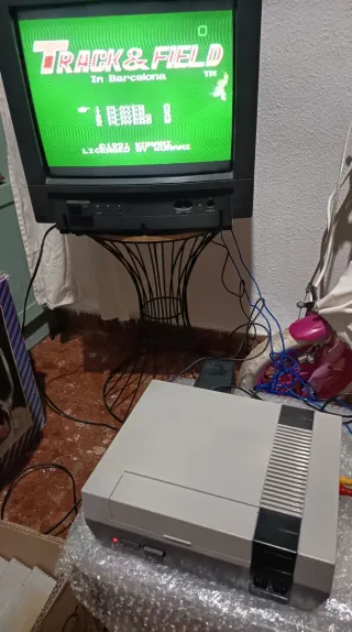 Nintendo NES Consola Gris/Blanca