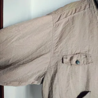 Chaqueta bomber Jepson beige cuello punto