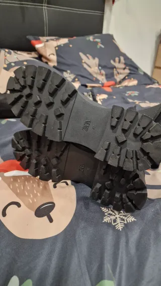 Botas altas Zara negras