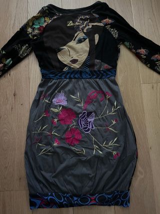 Vestido Desigual Multicolor Estampado