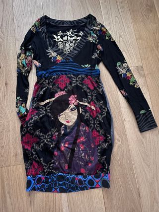 Vestido Desigual Multicolor Estampado