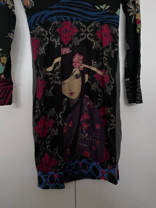 Vestido Desigual Multicolor Estampado