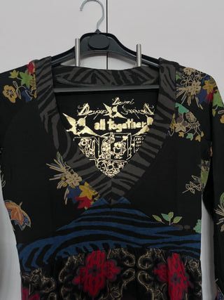 Vestido Desigual Multicolor Estampado