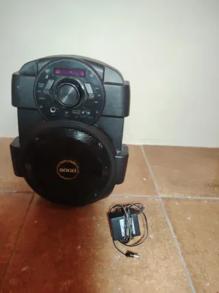 Altavoz Bluetooth SOGO Negro