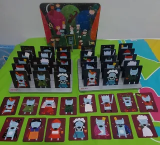 Lote Puzzle y juego de Adivinanzas.