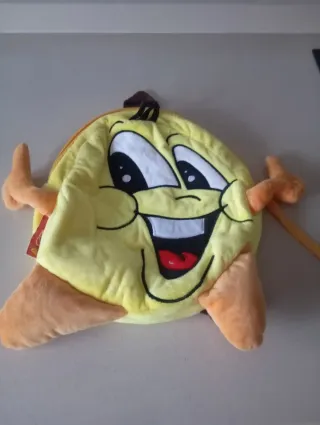 Mochila infantil peluche cara sonriente