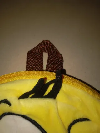 Mochila infantil peluche cara sonriente
