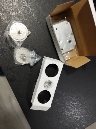 Kit Cierre Puerta Corredera Pestillo Cerradura