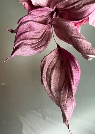 Spilla fiore in seta