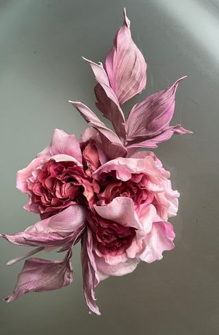 Spilla fiore in seta