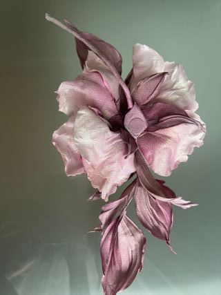 Spilla fiore in seta