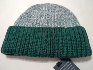 Gorro Chanel Gris y Verde