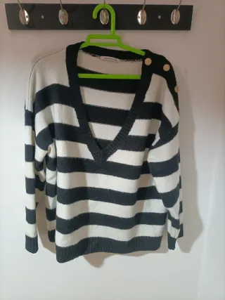 Jersey rayas blanco y negro