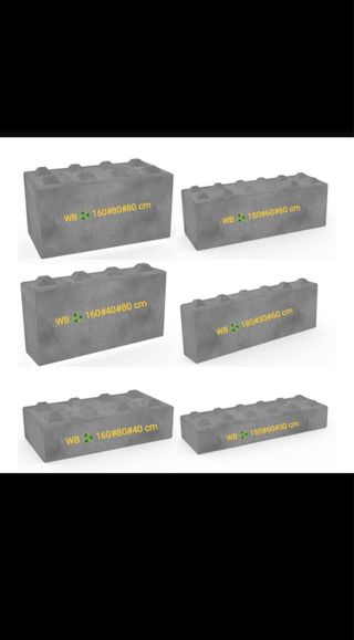 Bloques de hormigón prefabricados