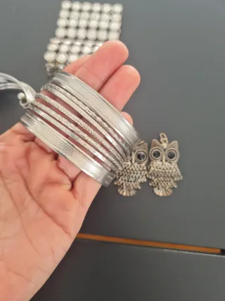 Lote Pulseras y Pendientes Estilo Boho