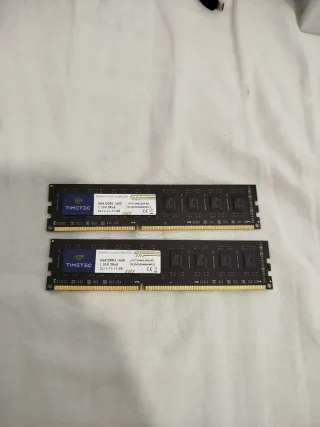 2x 8GB DDR3 TIMETEC 1600MHz RAM