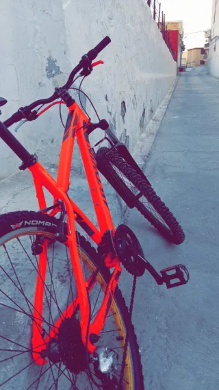 Bicicleta de Montaña Naranja