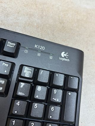 Tastiera Logitech K120 Nera