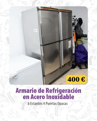 Armario Refrigeración Acero Inoxidable