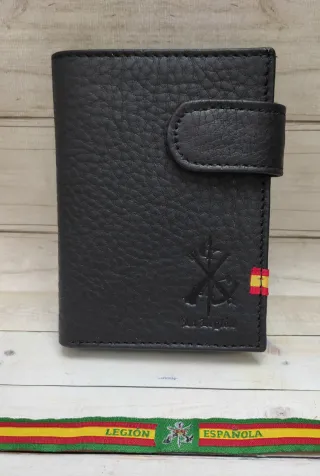 CARTERA CON MONEDERO PIEL LEGION + REGALO PULSERA