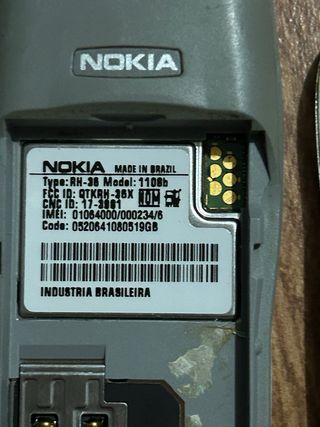 Nokia 1100 Hecho en Brasil