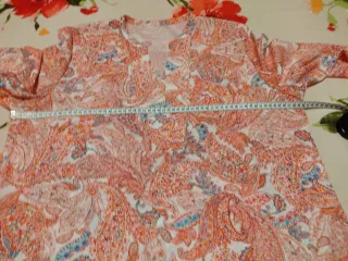 Blusa Woman tL paisley naranja. Como Nueva.