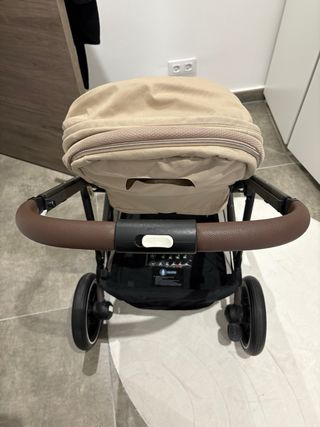 Carrito doble Gazelle S beige + adaptadores