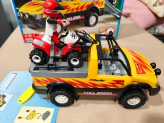 Playmobil Jeep Full Speed 4228 con Quad NUEVO