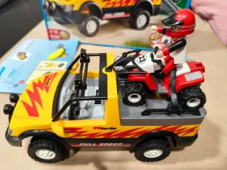 Playmobil Jeep Full Speed 4228 con Quad NUEVO