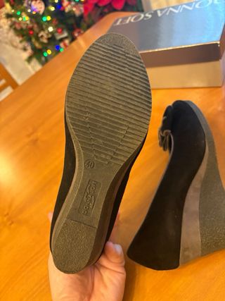 Donna Soft Scarpe con Zeppa N.40