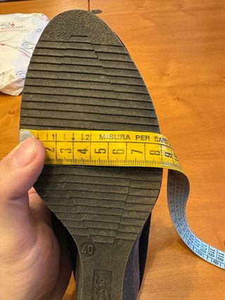 Donna Soft Scarpe con Zeppa N.40