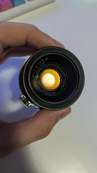 Objetivo Jupiter-12 para Contax/Kiev