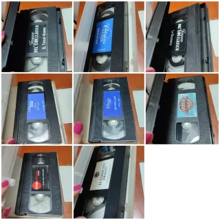 8 Vecchie Pellicole VHS Classiche del Cinema