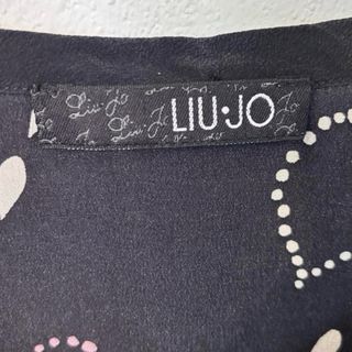 Liu Jo vestito donna nero fantasia