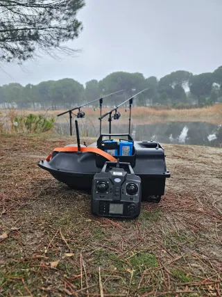 Barco cebador carpfishing GPS